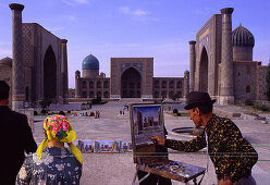 Registan Ensemble Shir Dor Medrese, , Samarkand, Uzbekistan