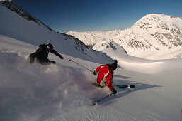 Skiing, Austria, Stubaital