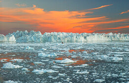 Gletscher und typische Landschaft, Ilulissat, Grönland