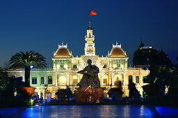 City Hall in Saigon, Ho Chi Minh City, Vietnam, Indochina, Asien