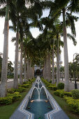 Fountain at Jame'Asr Hassan Bolkia Mosque, Bandar Seri Begawan, Brunei Darussalam, Asia