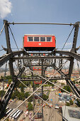 Gondola of Ferris wheel, Prater, Vienna, Austria