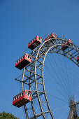 Part of the Ferris wheel, Prater, Vienna, Austria