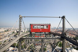 View from Ferris wheel over Vienna, Prater, Vienna, Austria