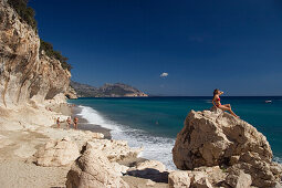 Strand Cala di Luna, Sardinien, Italien