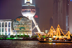 Skyline Pudong,Center of Pudong, Huangpu River, Pearl Orient Tower, TV Tower, Jinmao, congress centre