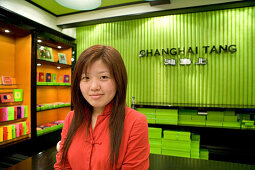 Tang, Xintiandi, Hong Kong, David Tang, store, old china fashion, Mao style, houseware, sales woman