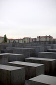 Grey blocks of stone, Holocaust memorial, Berlin, Germany