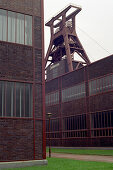 Winding tower, Union, Essen, North Rhine-Westphalia, Germany