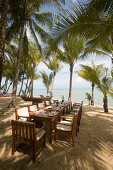 Beach restaurant of the Santiburi Dusit Resort, Mae Nam Beach, Hat Mae Nam, Ko Samui, Thailand