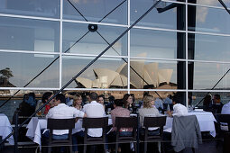 Restaurant, Circular Quay West, Opernhaus, Hauptstadt des Bundesstaates New South Wales Sydney, Australien