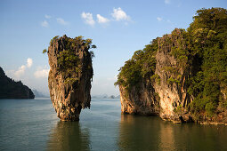 View to Koh Tapu, so-called James Bond Island, The Man with the Golden Gun, Ko Khao Phing Kan, Phang-Nga Bay, Ao Phang Nga Nation Park, Phang Nga, Thailand