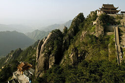 Tian Tai Feng Monastery, Jiuhuashan, Mount Jiuhua, mountain of nine flowers, Jiuhua Shan, Anhui province, China, Asia