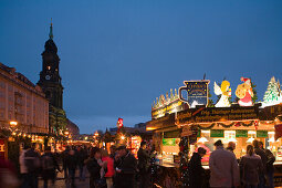 Christmas market, Dresden, Saxony, Germany