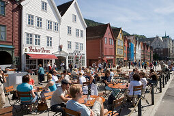 Pedestrian zone, Bergen, Norway