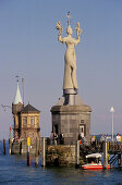 Imperia Statue, Konstanz Hafen, Bodensee, Baden-Württemberg, Deutschland