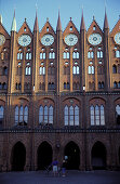 Marktplatz und Rathaus, Stralsund, Mecklenburg-Vorpommern, Deutschland, Europa