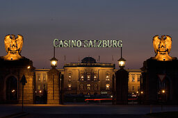 Front view of Casino Salzburg, Austria