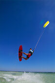 Kitesurfen - Jump,Tunesien