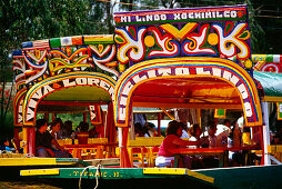 Xochimilco, Venice of Mexico City, known for its canals, Mexico