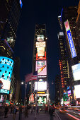 Times Square bei Nacht, New York