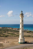 Luftaufnahme vom California Lighthouse, Aruba, ABC-Inseln, Niederländische Antillen, Karibik