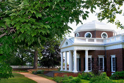 View at Thomas Jefferson's home, Monticello, Virginia, USA