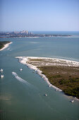 Aerial view of Marco Island, Florida, USA