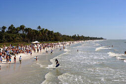 Municipal beach in Naples, Florida, USA