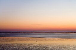 Sonnenuntergang, Norddeich, Ostfriesland, Niedersachsen, Deutschland