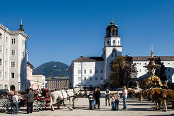 Residenzplatz, Salzburg, Salzburger Land, Österreich