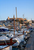 Hafen, Altstadt, Dalt Vila, Eivissa, Ibiza Stadt, Ibiza, Balearen, Spanien