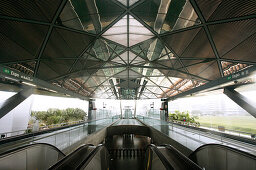 Bahnsteig, Expo MRT, Singapur