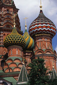 Basilius Kathedrale, Kuppeln, Moskau, Russland