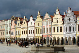 Marktplatz, Telc, Tschechien