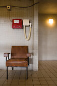 Coin-Operated Hair Dryer at Gellert Baths, Buda, Budapest, Hungary