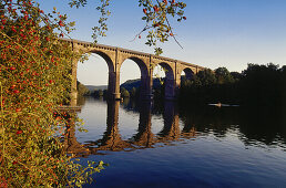 Railway viaduct, Herdecke, Ruhr Valley, Ruhr, Northrhine Westphalia, Germany