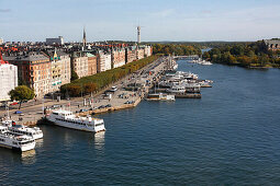 Harbour view, Strandvaegen, Oestermalm (Ostermalm), Stockholm, Sweden