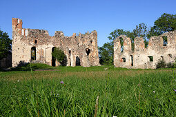 Dobele, ruin of castle Komtur (1335)