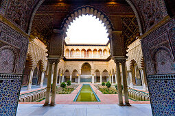 Alcazar, Sevilla, Andalusien, Spanien