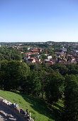 Blick vom Burgberg über die Altstadt von Vilnius, Litauen, Vilnius