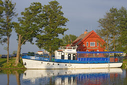 Minja, auch litauisches Kleinvenedig genannt, im Delta der Nemunas (Memel), Litauen