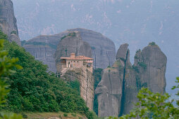 Kloster Russanu, Meteora, Thessalien, Griechenland