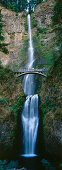 Wasserfall, Multnomah Falls, Columbia River Gorge, Oregon, USA