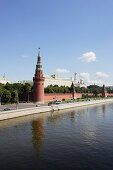 Fluss Moskwa und der Moskauer Kreml, Moskau, Kreml