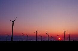 Wind farm, Germany, Leipzig