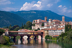 Alpini Bridge, Bassano del Grappa, Veneto, Italy