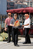 Gondolier, Venice, Veneto, Italy