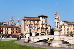 Prato della Valle, Padua, Venetien, Italien