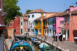 Coloured Houses, Burano, Venice, Laguna, Veneto, Italy
